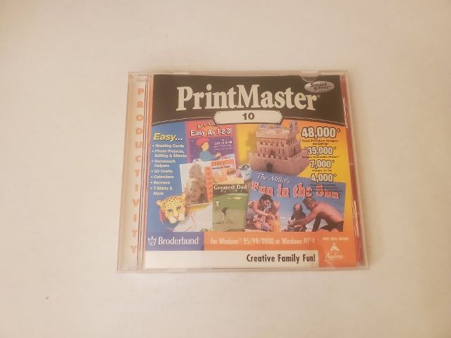 PC PrintMaster 10 video game