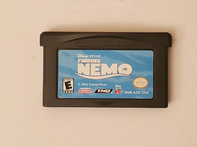 Nintendo Game Boy Advance Finding Nemo video game