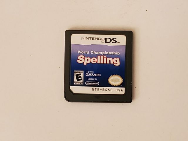 Nintendo DS World Championship Spelling video game