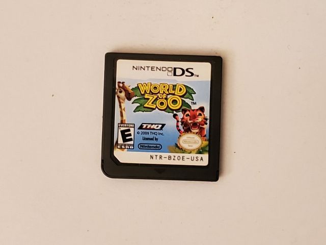 Nintendo DS World of Zoo video game