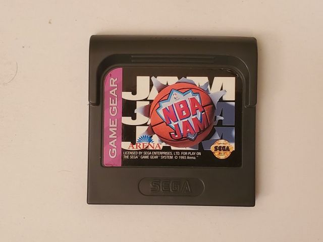 Sega Game Gear NBA Jam video game