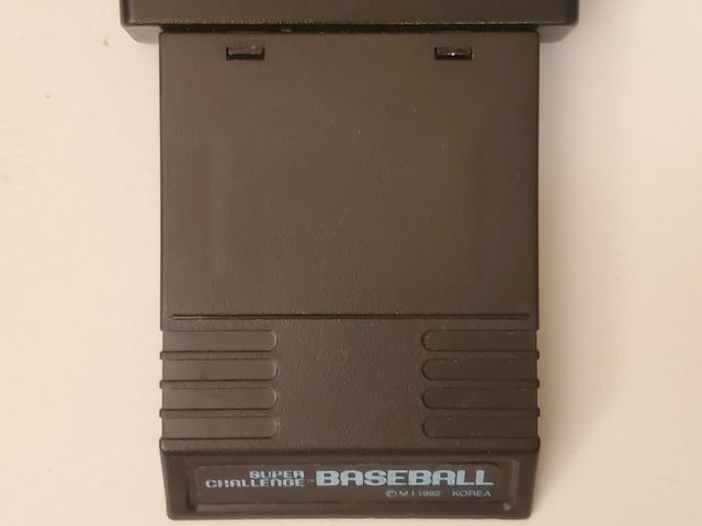Atari 2600 Super Challenge Baseball video game