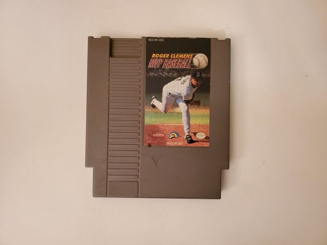 Nintendo NES Roger Clemens MVP Baseball video game