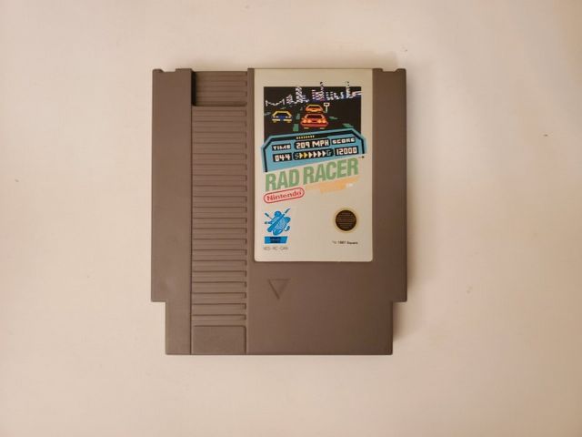 Nintendo NES Rad Racer video game