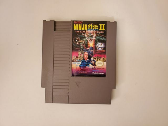 Nintendo NES Ninja II: The Dark Sword of Chaos video game