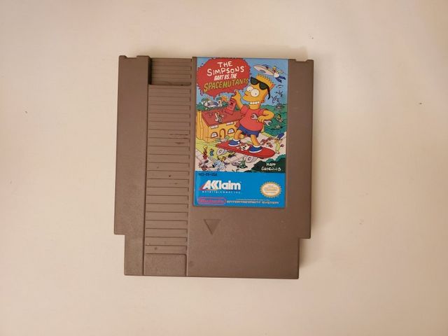 Nintendo NES The Simpsons Bart Vs The Space Mutants video game