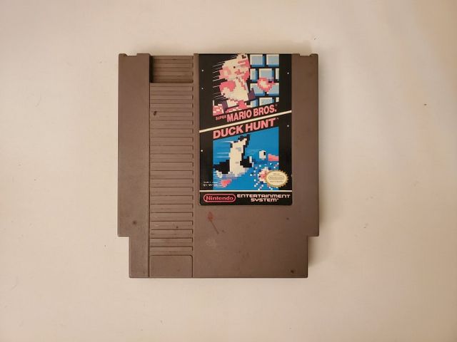 Nintendo NES Super Mario Bros Duck Hunt video game