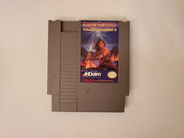 Nintendo NES Iron Sword Wizard Warriors II video game