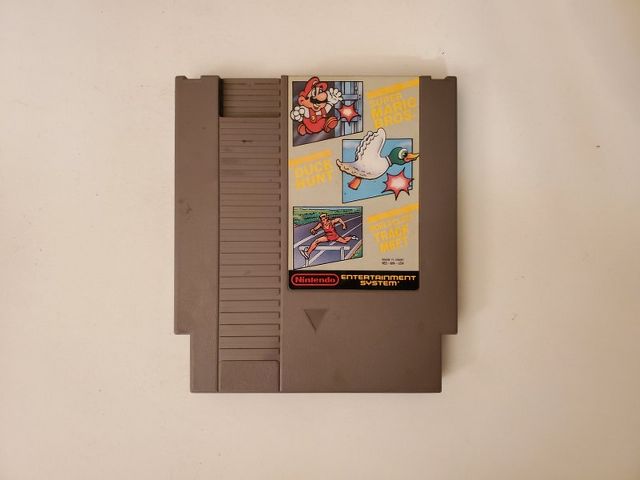 Nintendo NES Super Mario Bros./Duck Hunt/World Class Track Meet video game