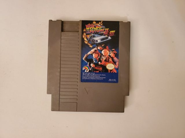Nintendo NES Back to the Future Part II & III video game
