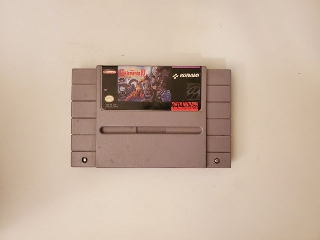 Nintendo SNES Super Castlevania IV video game