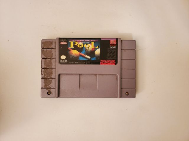 Nintendo SNES Championship Pool video game
