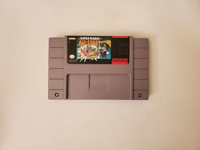 Nintendo SNES Super Mario All Stars video game