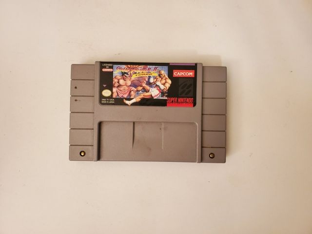 Nintendo SNES Street Fighter II Turbo video game