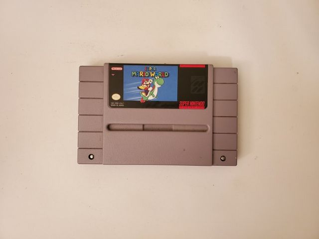 Nintendo SNES Super Mario World video game
