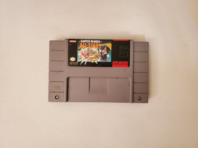 Nintendo SNES Super Mario All Stars video game