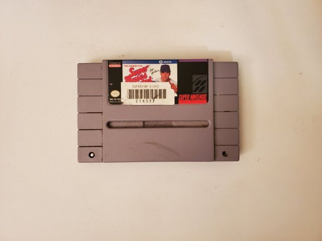 Nintendo SNES Super Bases Loaded video game