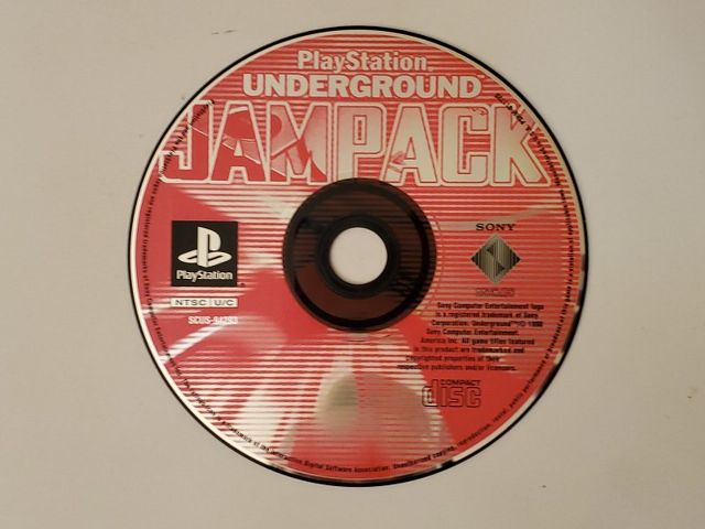 Sony PlayStation 1 PlayStation Underground Jampack video game