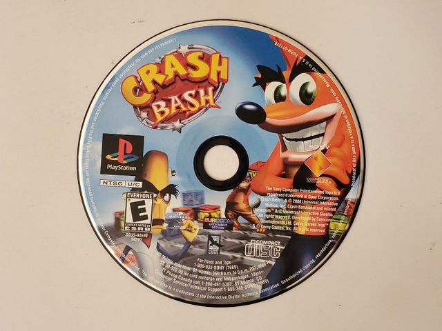 Sony PlayStation 1 Crash Bash video game