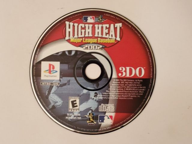 Sony PlayStation 1 High Heat Major League Baseball 2002 video game
