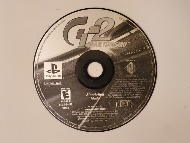 Sony PlayStation 1 Gran Turismo 2 Simulation Mode video game