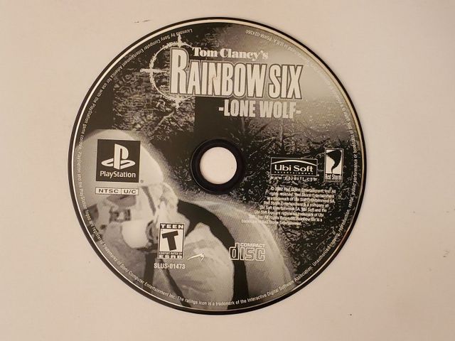 Sony PlayStation 1 Tom Clancy's Rainbow Six: Lone Wolf video game
