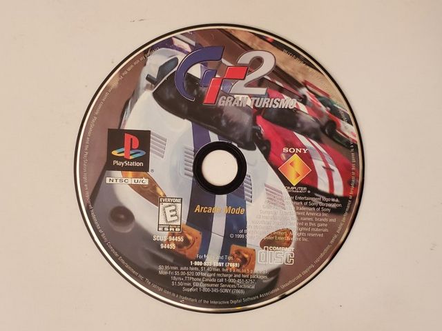 Sony PlayStation 1 Gran Turismo 2 Arcade Mode video game