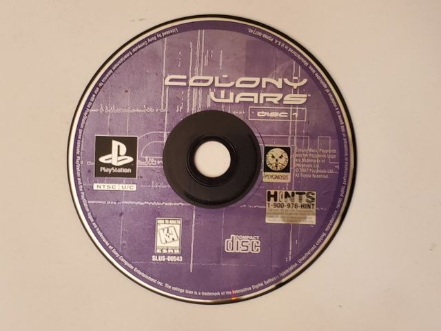 Sony PlayStation 1 Colony Wars video game