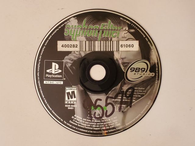 Sony PlayStation 1 Syphon Filter 2 Disc 2 video game