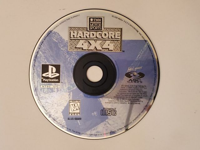 Sony PlayStation 1 Hardcore 4X4 video game