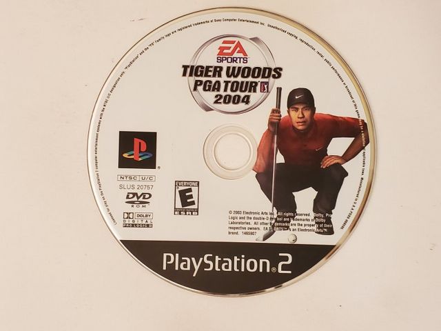 Sony PlayStation 2 Tiger Woods PGA Tour 2004 video game