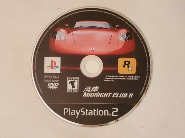 Sony PlayStation 2 Midnight Club II video game