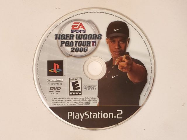 Sony PlayStation 2 Tiger Woods PGA Tour 2005 video game