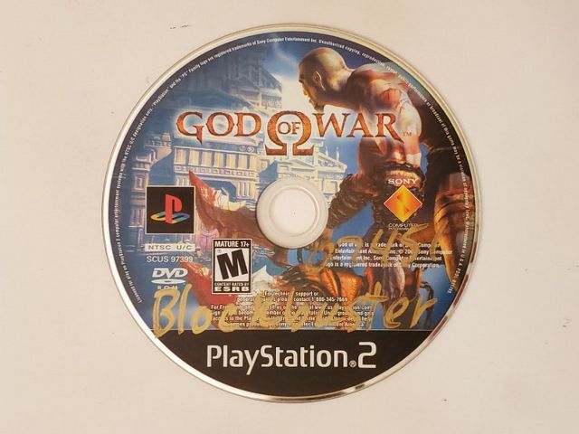 Sony PlayStation 2 God Of War video game