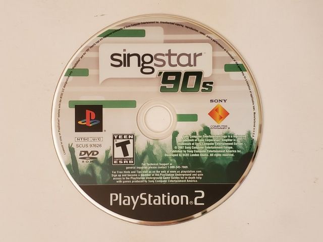 Sony PlayStation 2 Singstar '90s video game