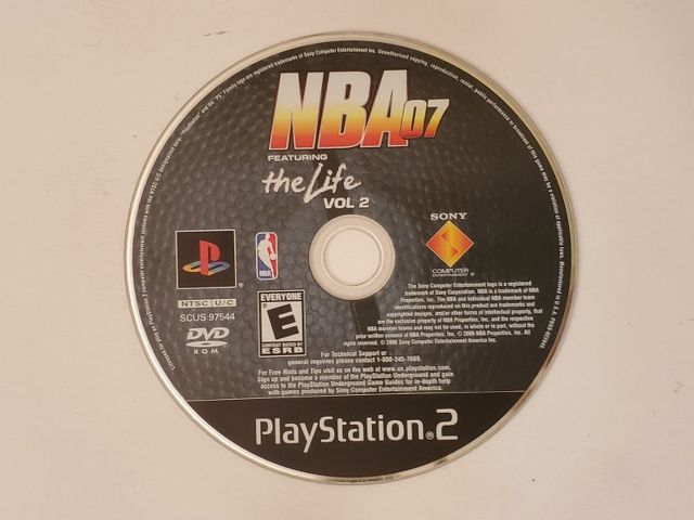 Sony PlayStation 2 NBA 07 Featuring The Life Vol. 2 video game