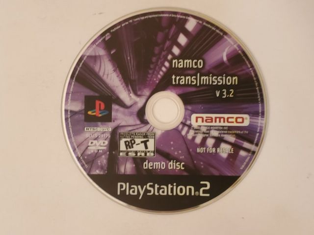 Sony PlayStation 2 Namco Transmission v3.2 Demo Disc video game
