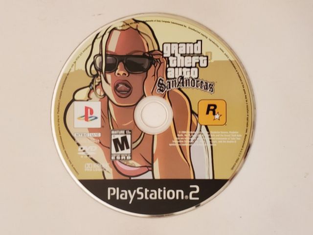Sony PlayStation 2 Grand Theft Auto San Andreas video game