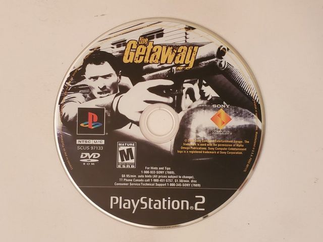 Sony PlayStation 2 The Getaway video game