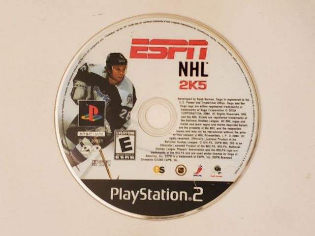 Sony PlayStation 2 ESPN NHL 2K5 video game