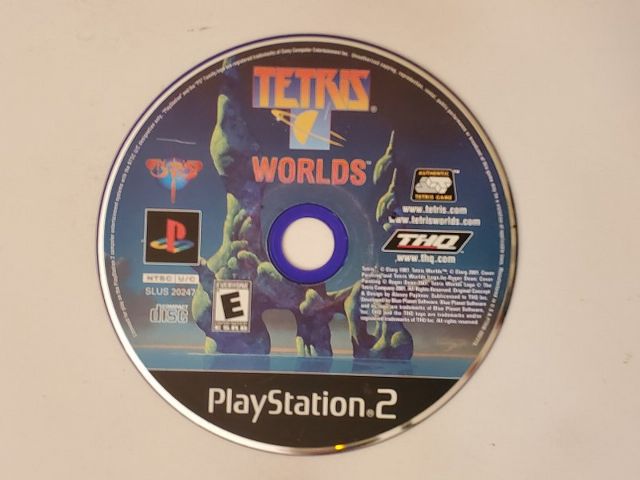 Sony PlayStation 2 Tetris Worlds video game