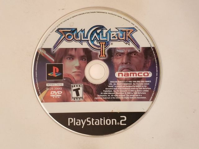 Sony PlayStation 2 Soul Calibur II video game