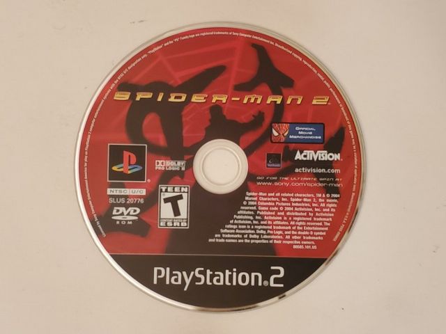 Sony PlayStation 2 Spider Man 2 video game