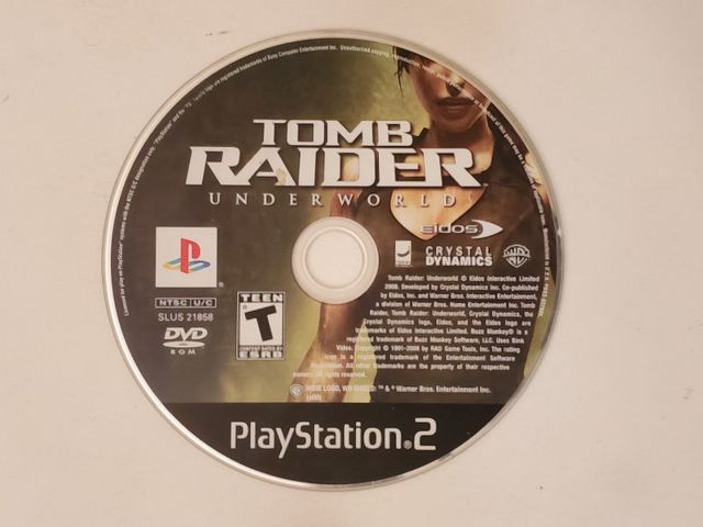 Sony PlayStation 2 Tomb Raider Underworld video game
