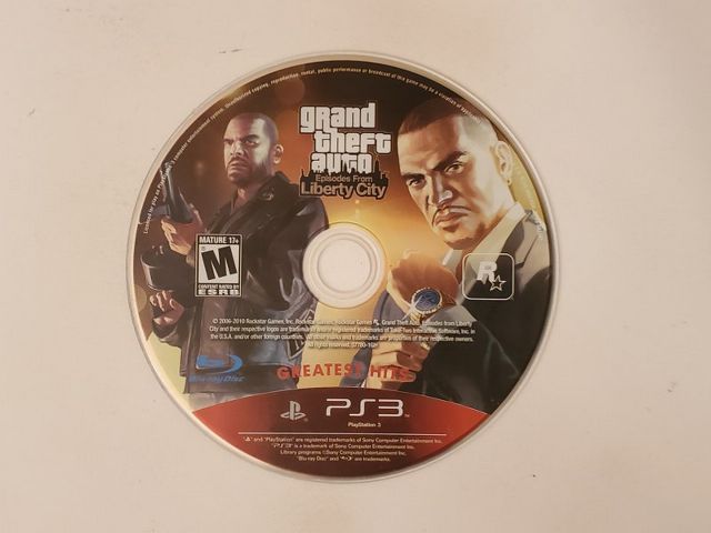 Sony PlayStation 3 Grand Theft Auto Episodes from Liberty City Greatest Hits video game