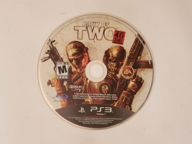 Sony PlayStation 3 Army of Two The 40th Day video game