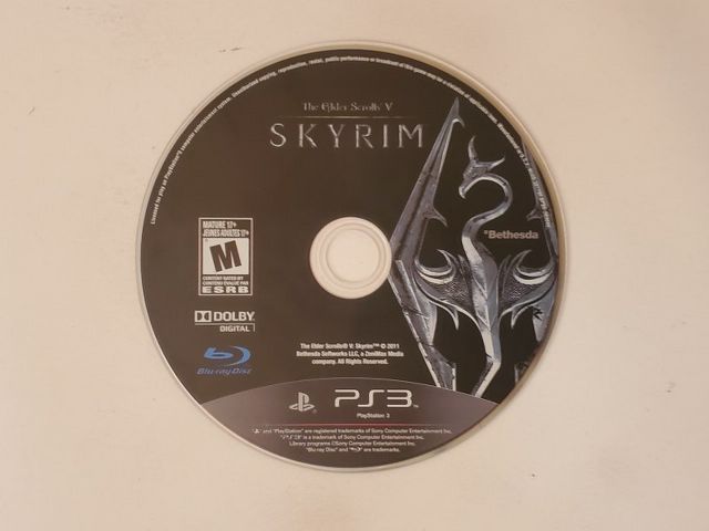 Sony PlayStation 3 Skyrim The Elder Scrolls V video game