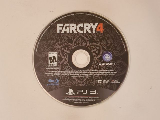 Sony PlayStation 3 Farcry 4 video game