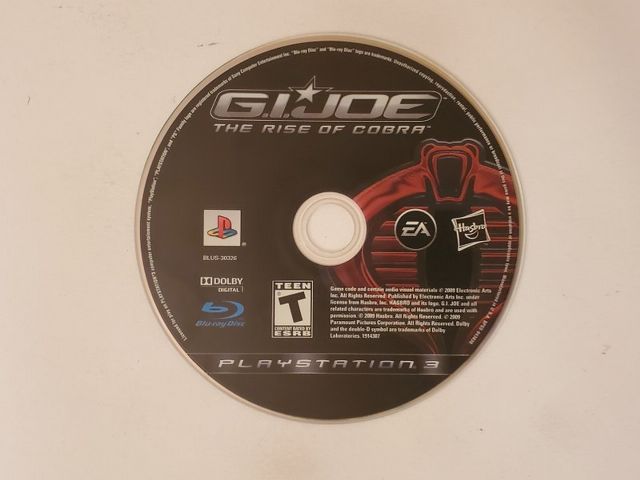 Sony PlayStation 3 G.I. Joe The Rise of Cobra video game