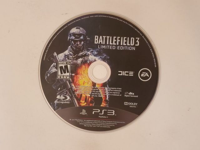 Sony PlayStation 3 Battlefield 3 Limited Edition video game